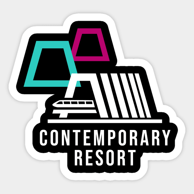 Contemporary Resort Sticker by Lunamis